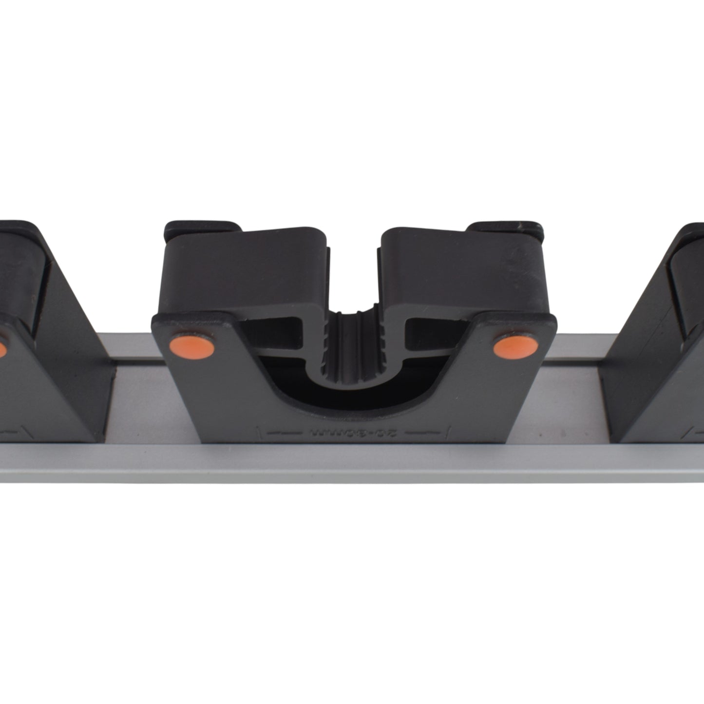 Wall Mount Tool Holder Rail – Gripper Design (3 Handles)