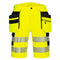 Portwest DX446 DX4 Hi-Vis Detachable Holster Pocket 4-Way Stretch Shorts
