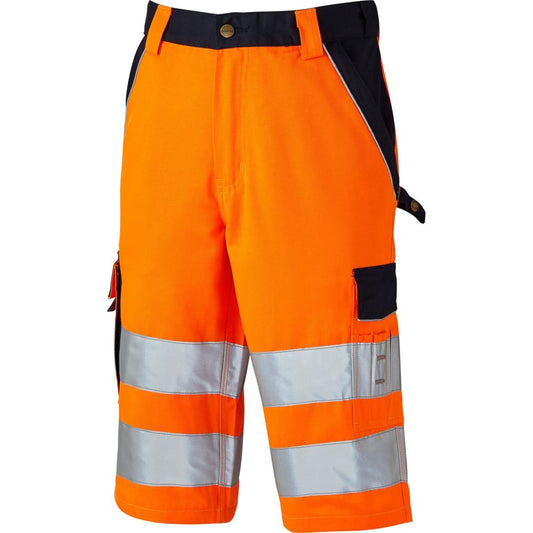 Dickies Industry Hi Vis Work Shorts SA30065 Orange 40" Waist