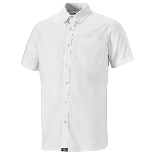 Dickies SH65250 Premium Short Sleeve Oxford Shirt White 18.5" Neck