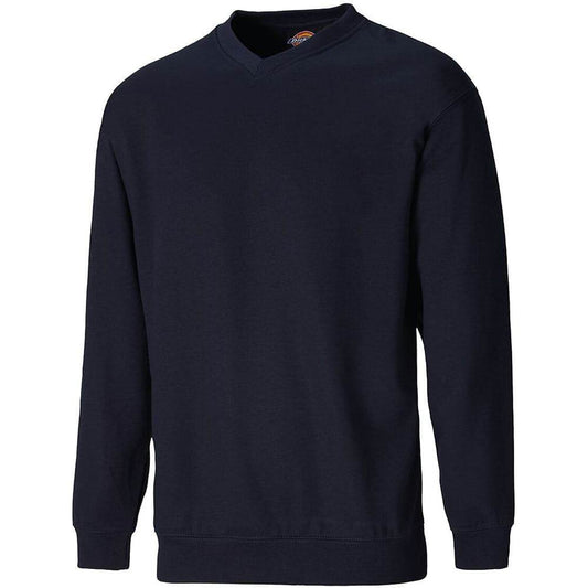 Dickies V-Neck Sweatshirt Plain, Ideal For Work Embroidery Printing SH11150