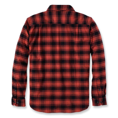 Carhartt 105945 Rugged Flex Relaxed Fit Midweight Flannel Long-Sleeve Plaid Shirt