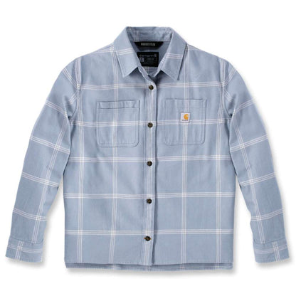 Carhartt 105989 Women's Rugged Flex Loose Fit Midweight Flannel Long-Sleeve Plaid Shirt