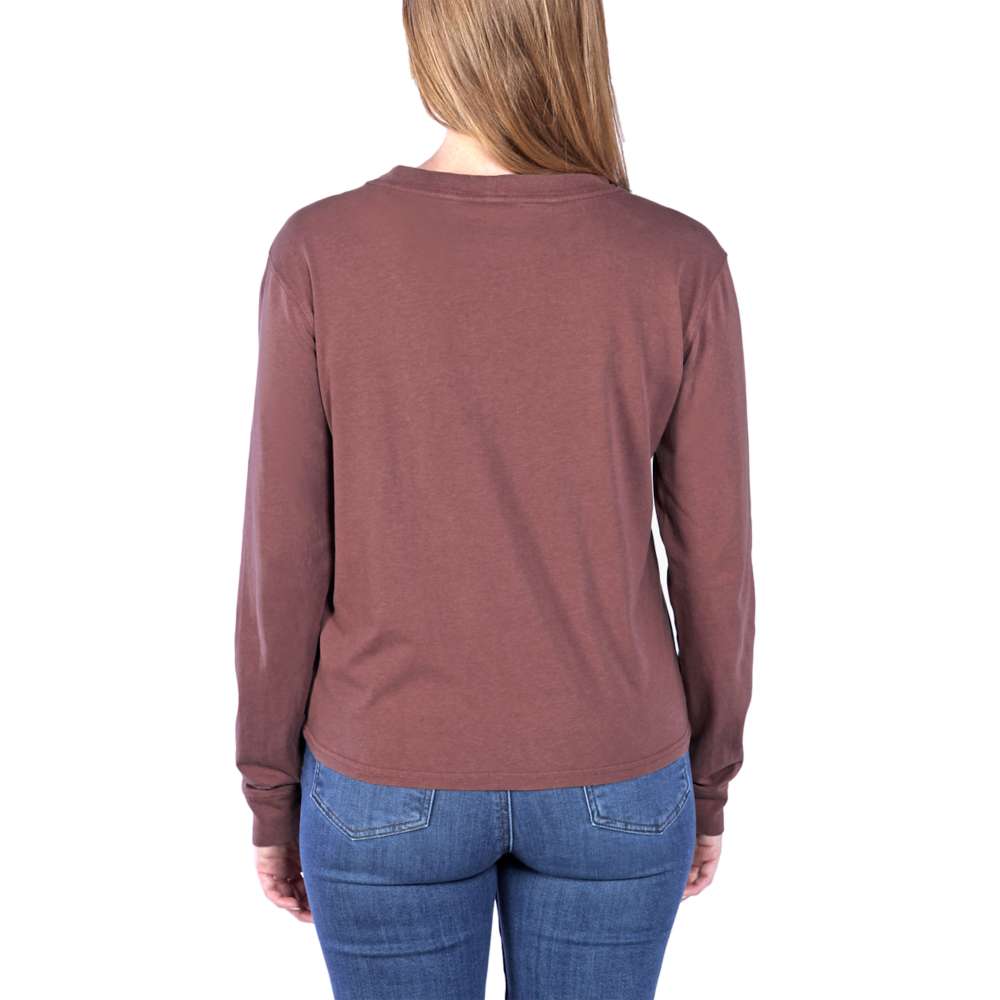 Carhartt 106121 Women's Relaxed Fit Lightweight Long-Sleeve Pocket T-Shirt