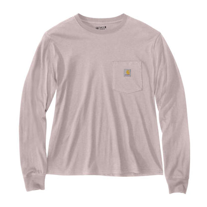 Carhartt 106121 Women's Relaxed Fit Lightweight Long-Sleeve Pocket T-Shirt