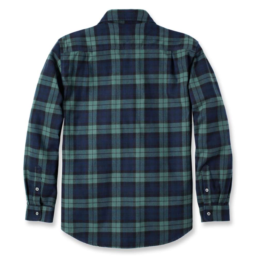 Carhartt 106356 Loose Fit Heavyweight Flannel Long-Sleeve Plaid Shirt