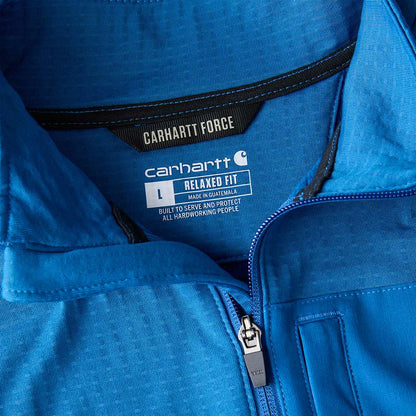 Carhartt 106423 Force Relaxed Fit Mock Neck Half-Zip T-Shirt