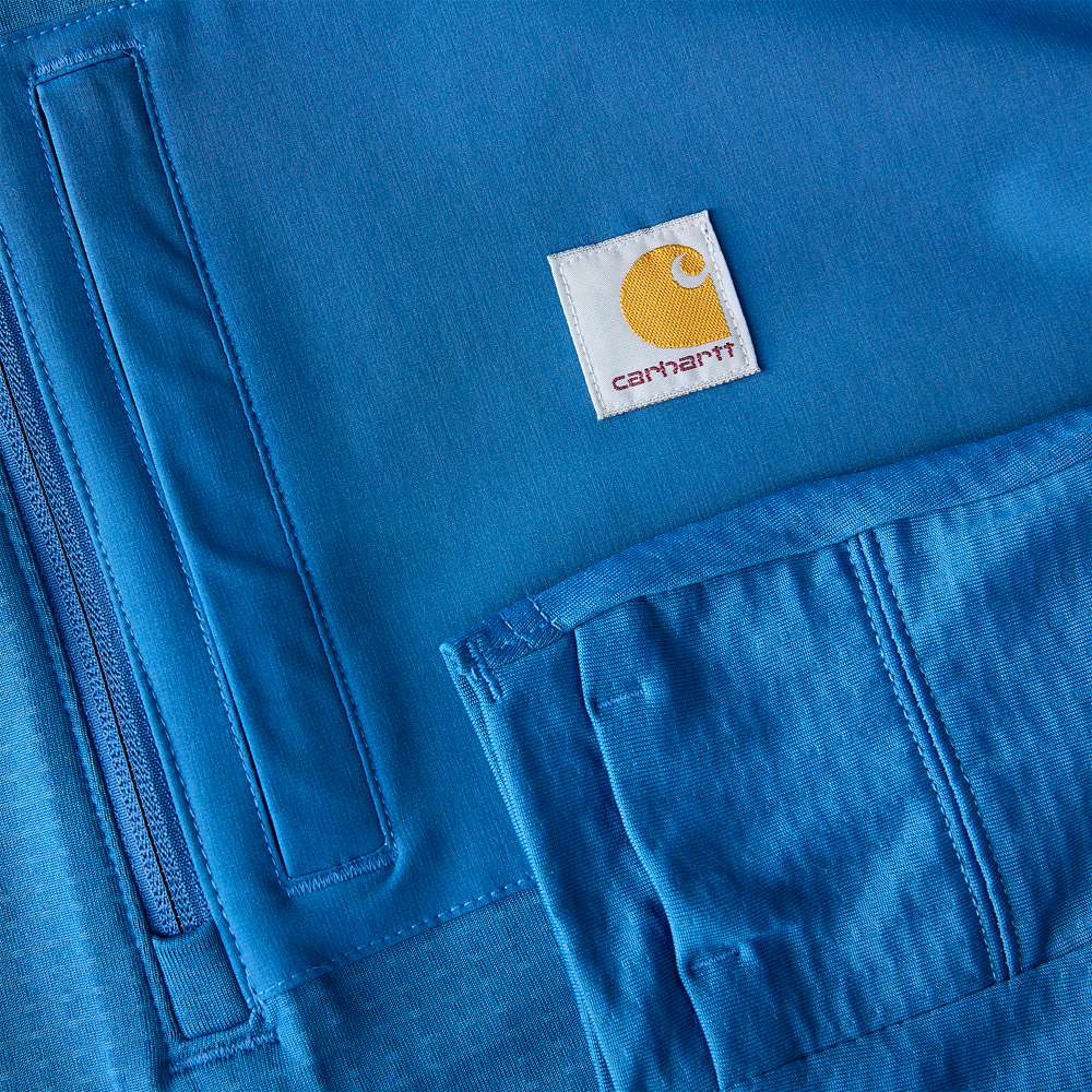 Carhartt 106423 Force Relaxed Fit Mock Neck Half-Zip T-Shirt