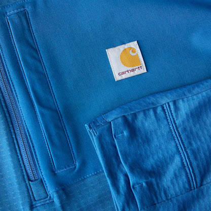 Carhartt 106423 Force Relaxed Fit Mock Neck Half-Zip T-Shirt