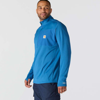 Carhartt 106423 Force Relaxed Fit Mock Neck Half-Zip T-Shirt