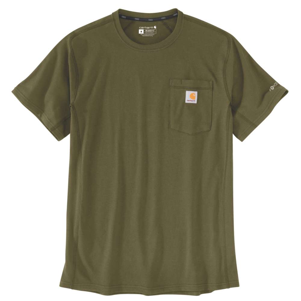 Carhartt 106652 Force Relaxed Fit Midweight Short-Sleeve Pocket T-Shirt