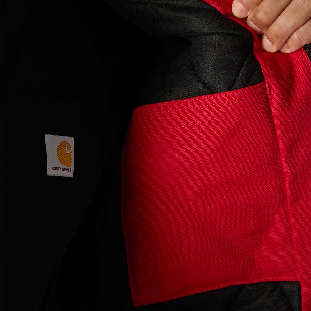 Carhartt 106673 J140 Loose Fit Firm Duck Insulated Flannel-Lined Active Jac