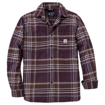 Carhartt 107010 Rugged Flex™ Relaxed Fit Midweight Flannel Long-Sleeve Plaid Shirt