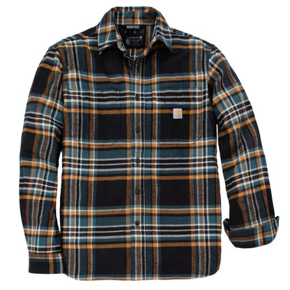 Carhartt 107010 Rugged Flex™ Relaxed Fit Midweight Flannel Long-Sleeve Plaid Shirt