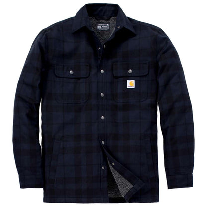 Carhartt 107017 Relaxed Fit Flannel Sherpa-Lined Shirt Jac