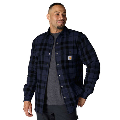 Carhartt 107017 Relaxed Fit Flannel Sherpa-Lined Shirt Jac