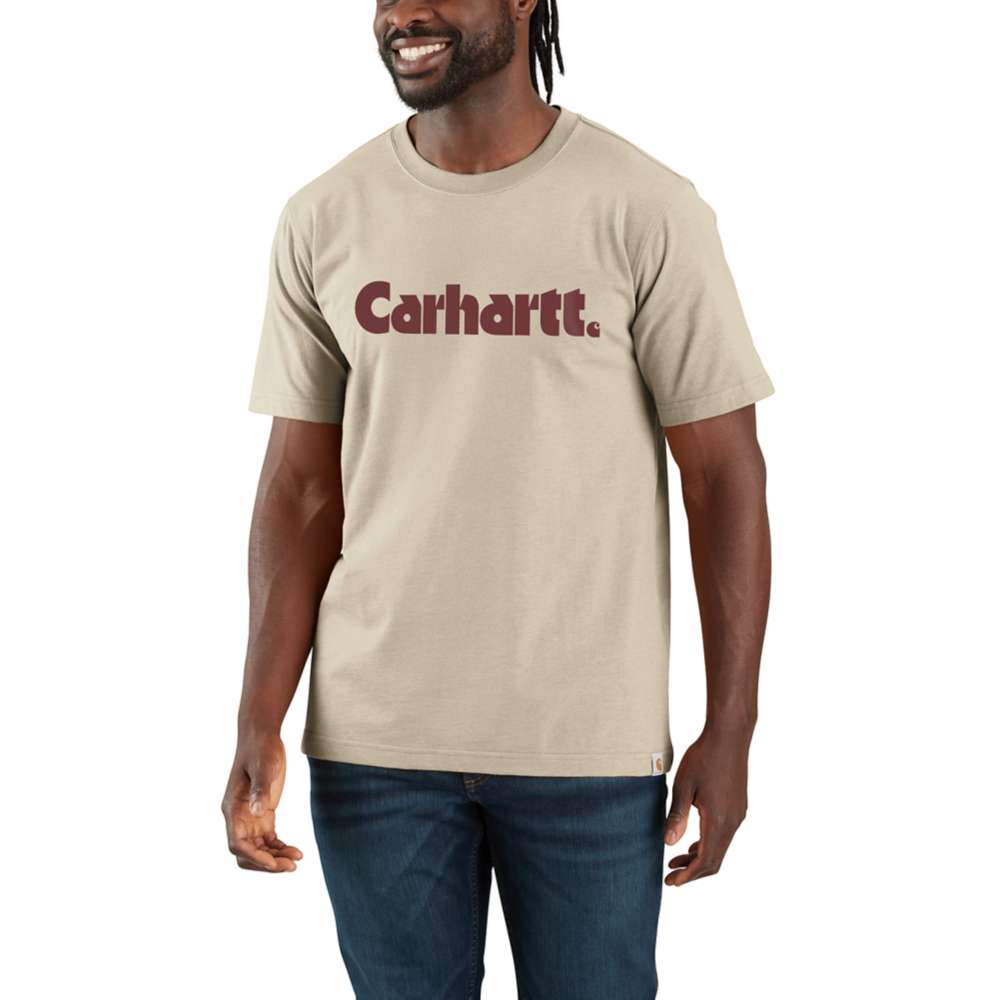 Carhartt 107046 Relaxed Fit Lightweight Short-Sleeve Logo Graphic T-Shirt