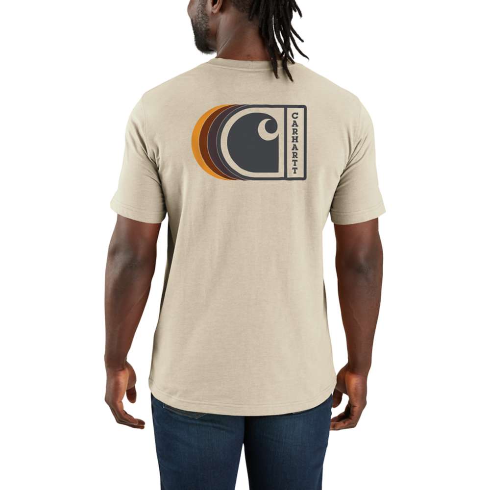 Carhartt 107048 Relaxed Fit Lightweight Short-Sleeve C Graphic T-Shirt