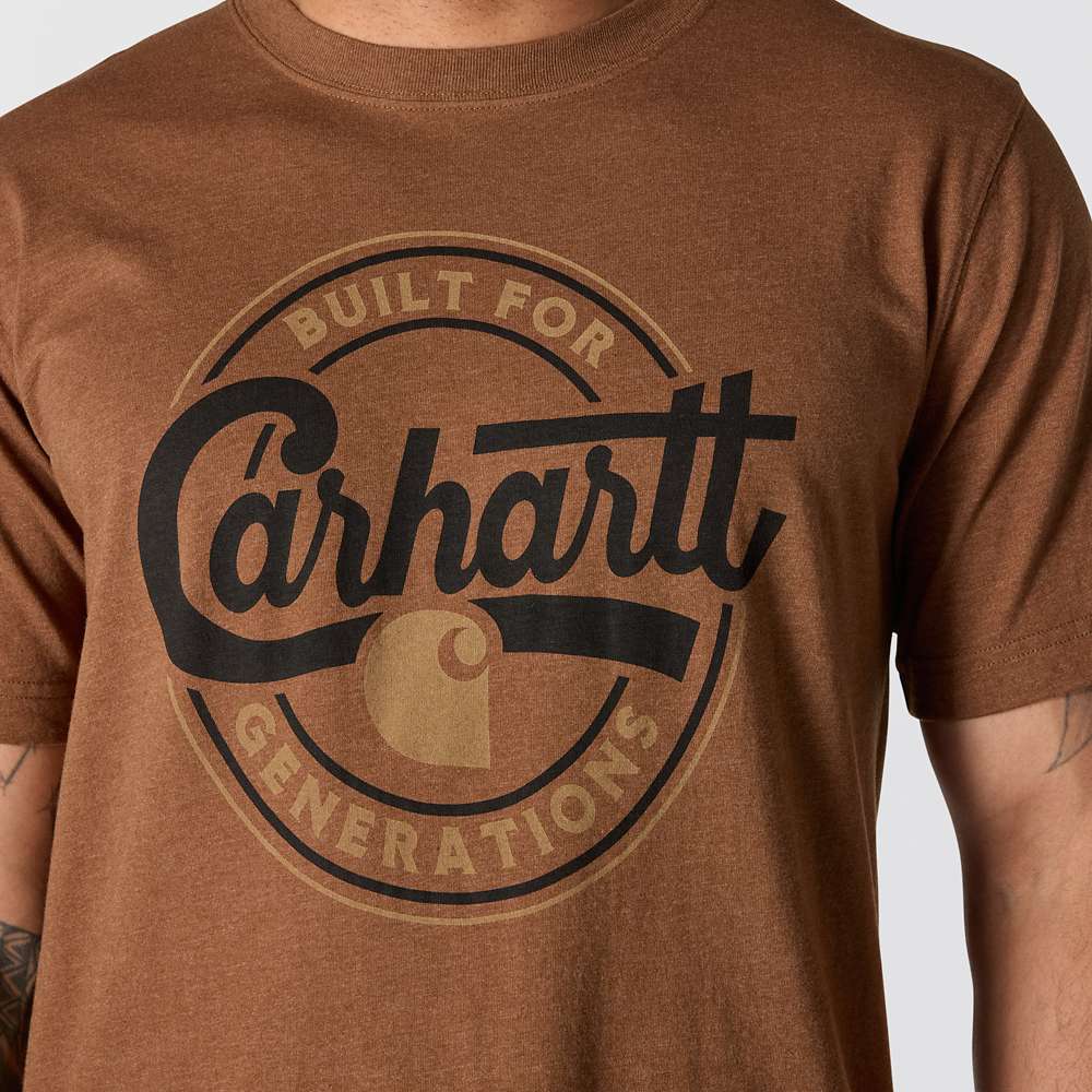Carhartt 107049 Relaxed Fit Lightweight Short-Sleeve Script Graphic T-Shirt