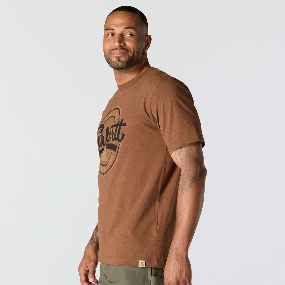 Carhartt 107049 Relaxed Fit Lightweight Short-Sleeve Script Graphic T-Shirt