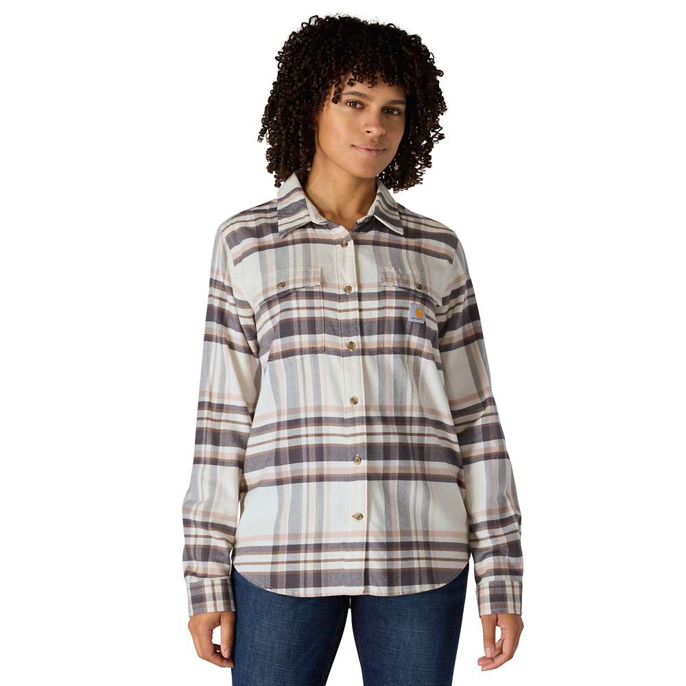 Carartt 107135 Women's TENCEL Fiber Series Relaxed Fit Long-Sleeve Flannel Shirt