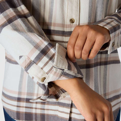 Carartt 107135 Women's TENCEL Fiber Series Relaxed Fit Long-Sleeve Flannel Shirt