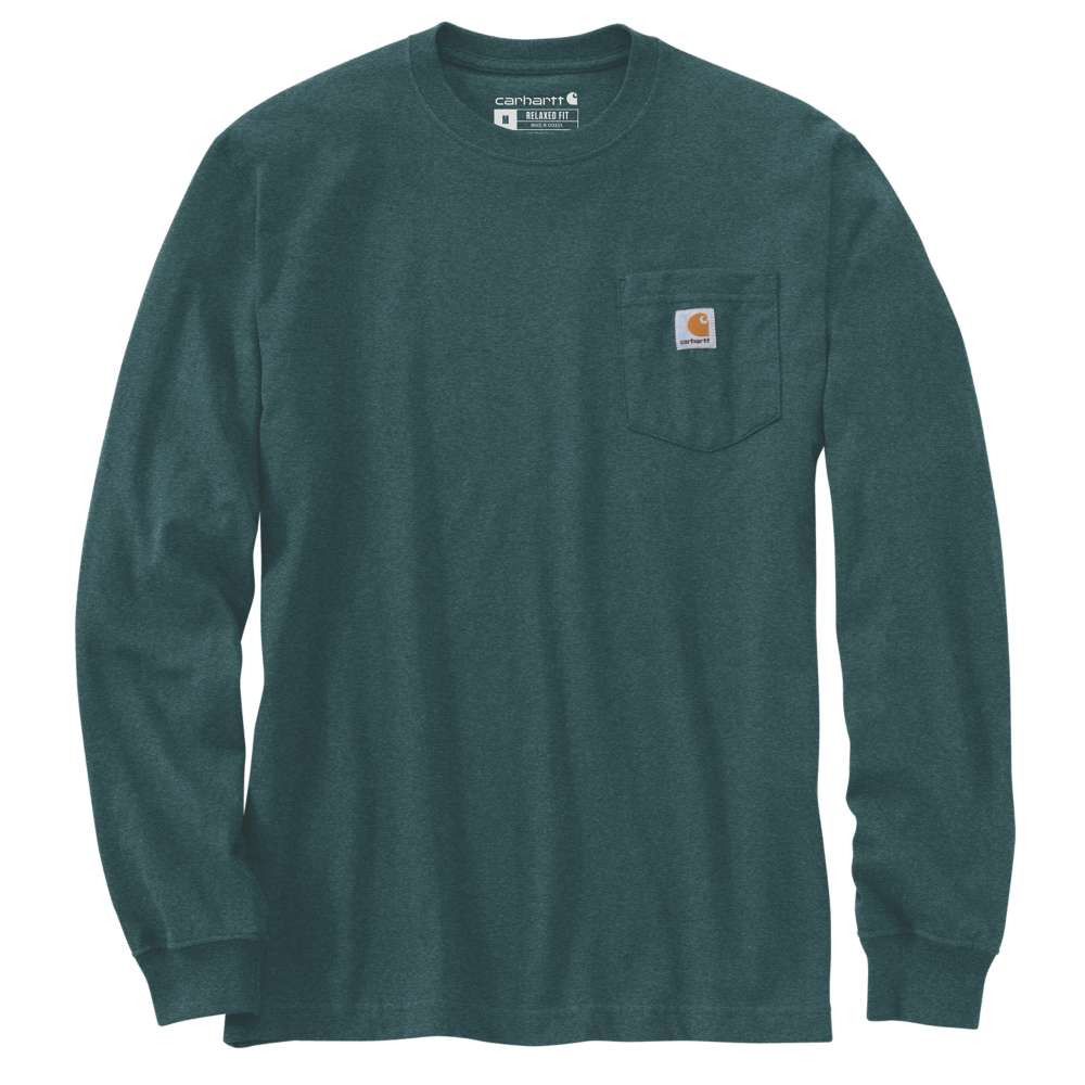 Carhartt 107260 Relaxed Fit Heavyweight Long-Sleeve Mountain Graphic T-Shirt