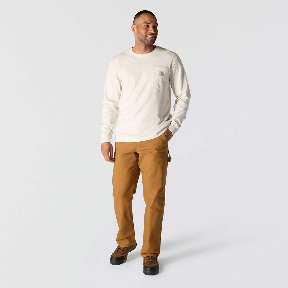 Carhartt 107260 Relaxed Fit Heavyweight Long-Sleeve Mountain Graphic T-Shirt