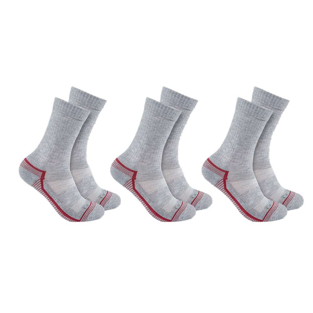 Carhartt SC6423 Women's FORCE Midweight Crew Sock 3 Pack