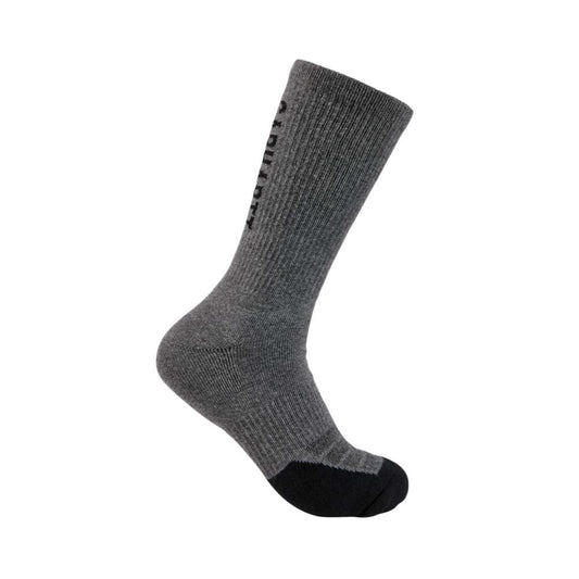 Carhartt SC9913M FORCE Midweight Logo Crew Sock 3 Pack