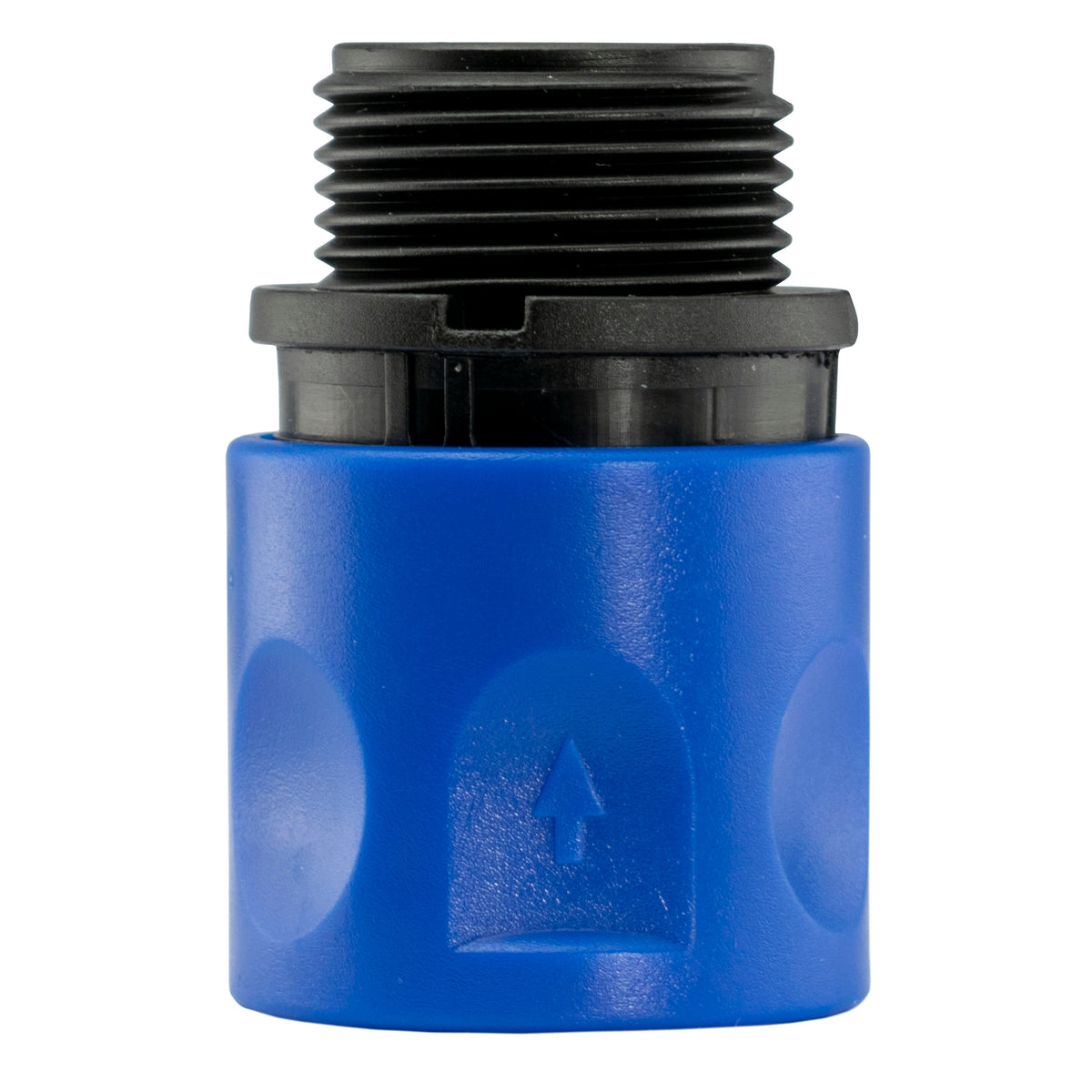 IBC 2” S60X6 Cap with BSPF Thread-Quick Connect Male Valve and Hose Connector 3/4" BSPM