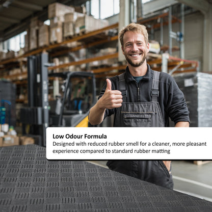 Deckplate Low Profile Rubber Doormat