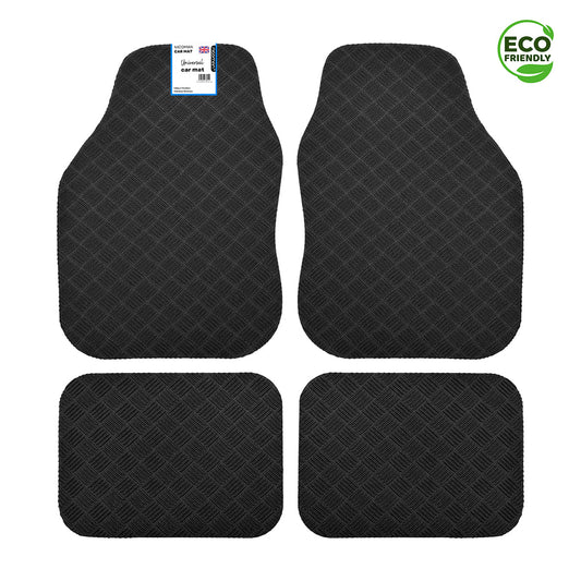 Eco Friendly Universal Car Mat - 4pc Full Set
