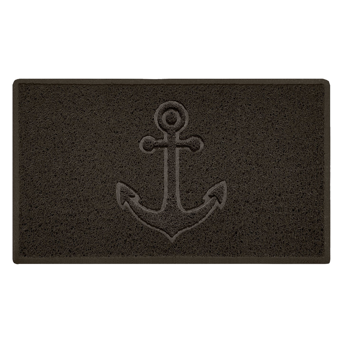 "Anchors Away" Grey Spaghetti Door Mat