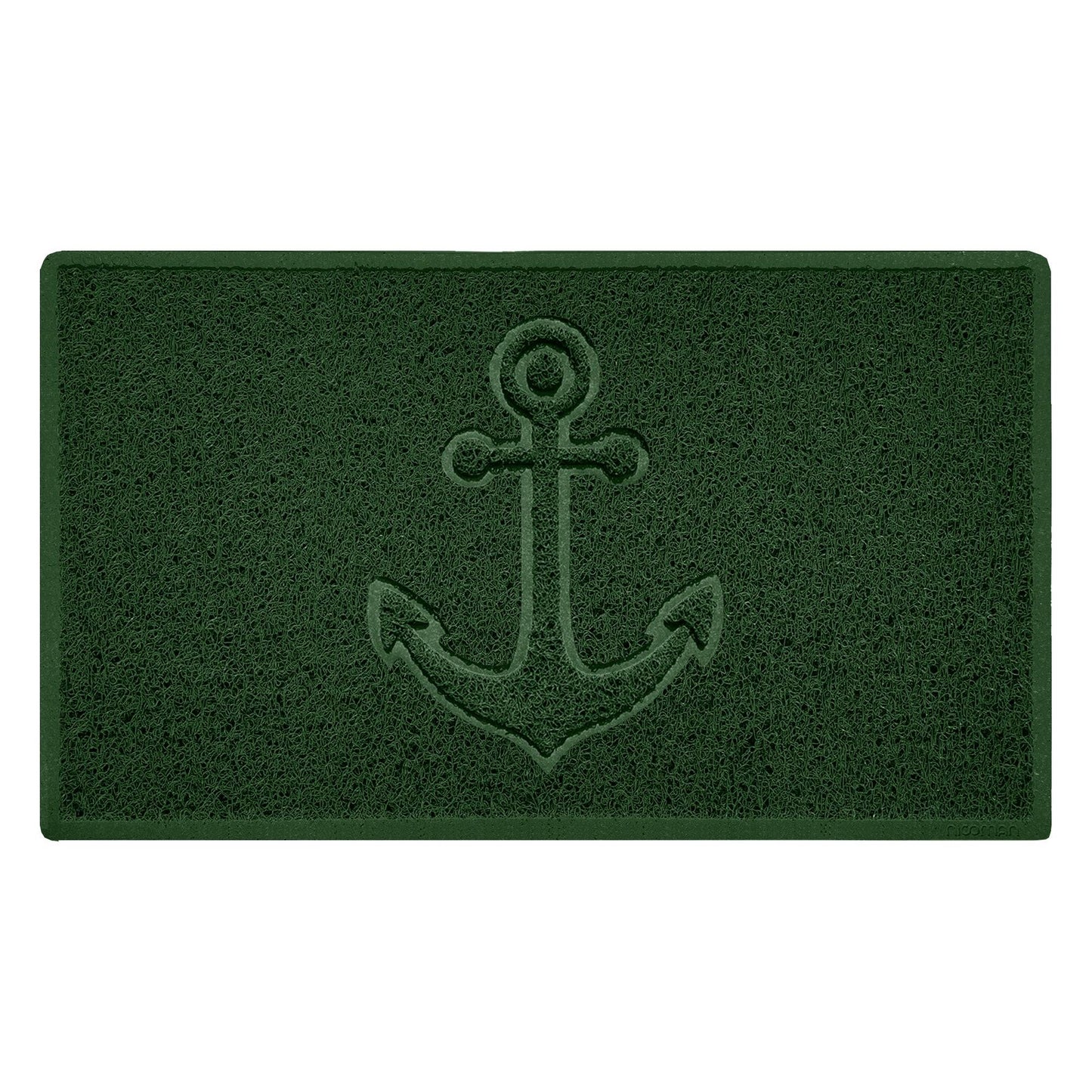 "Anchors Away" Grey Spaghetti Door Mat