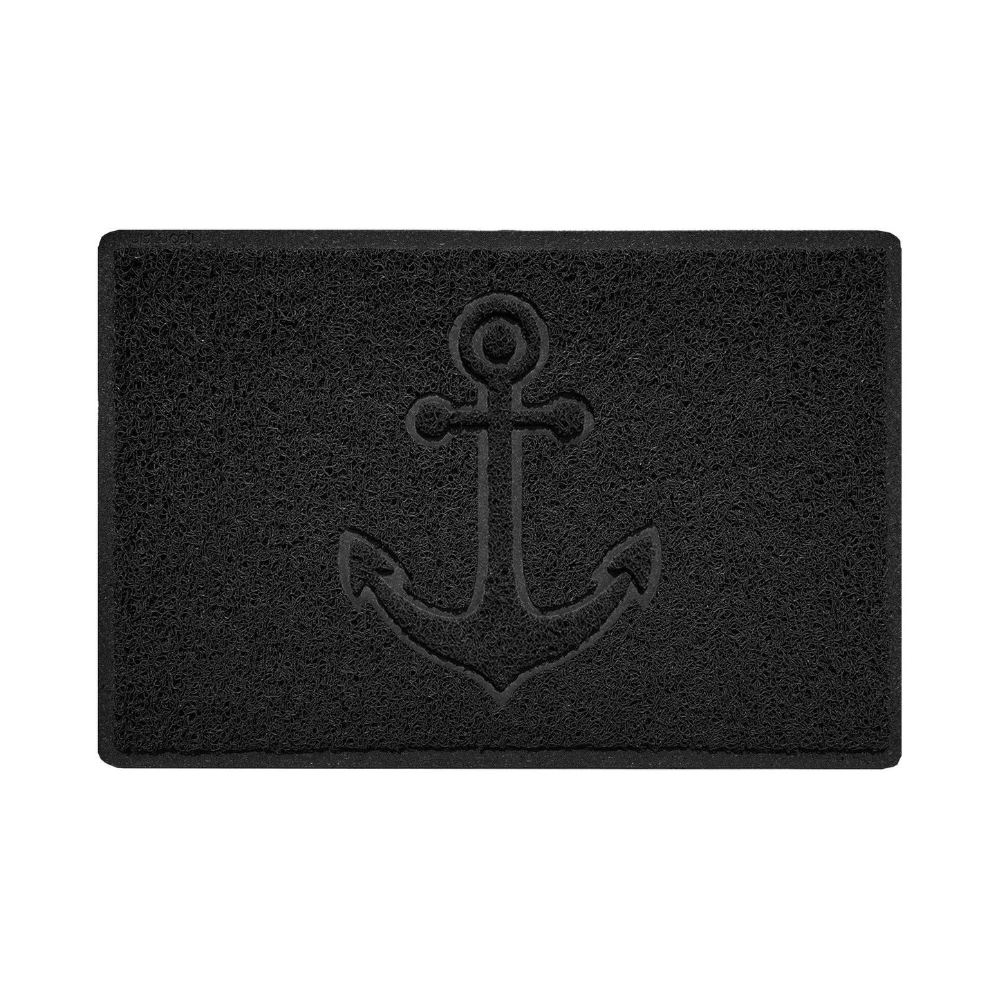 "Anchors Away" Grey Spaghetti Door Mat