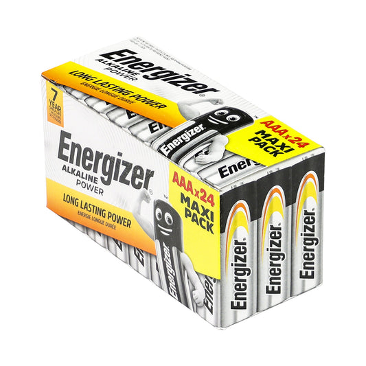 Energizer Alkaline Power AAA Batteries – Value Home Pack, 24 Pack