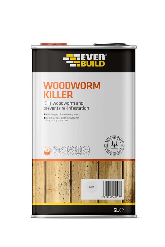 EVERBUILD® Lumberjack Woodworm Killer - Deep-Penetrating Wood Treatment