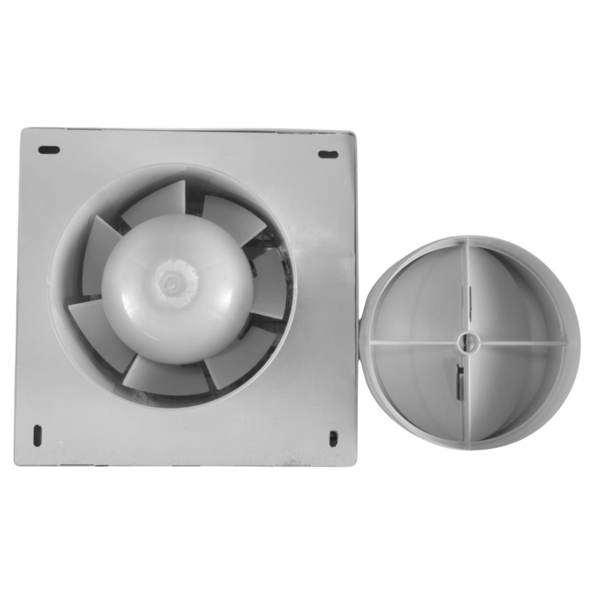 Through Wall Ventilation Kit – STYL Fan with Timer and Graphite External Vent