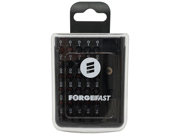 ForgeFast Impact Bit Set BP 31 Piece Pozi/Torx 25mm | Elite Performance Screwdriver Bits