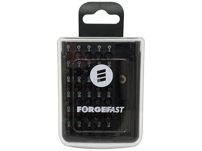 ForgeFast Impact Bit Set BP 31 Piece Pozi/Torx 25mm | Elite Performance Screwdriver Bits
