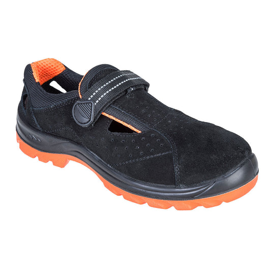 Portwest Steel Cow Suede Leather Sandal S1 SR FO