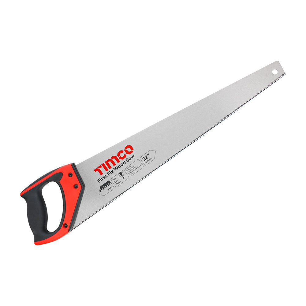 First Fix Wood Saw 22" (550mm) – 7 TPI, Tri-Cut Teeth