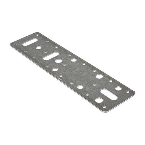 Flat Connector Plates – Galvanised (62 x 240mm) (5 Pack)