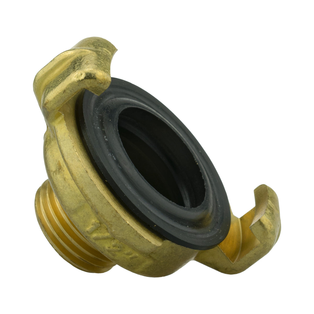 IBC 2” S60X6 Cap with Geka Type Fittings 13mm Barb Swivel Elbow
