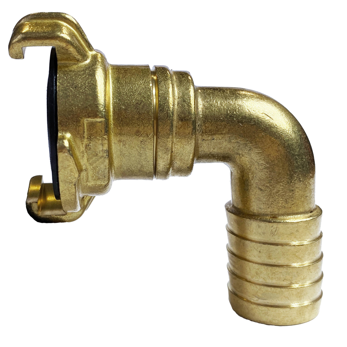 IBC 2” S60X6 Cap with Geka Type Fittings 19mm Barb Swivel Elbow
