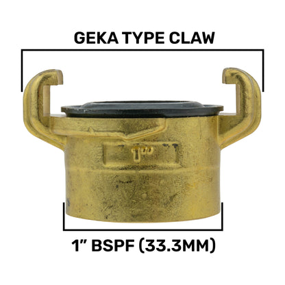Water Butt 1” BSPM with Geka Type Claw Fitting