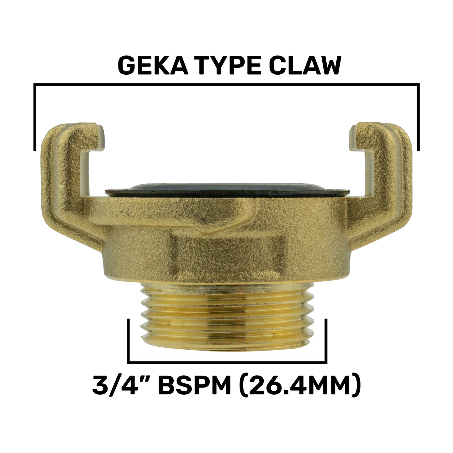 Wall Flange Kit 32mm MDPE + 25mm Barbed Geka Set