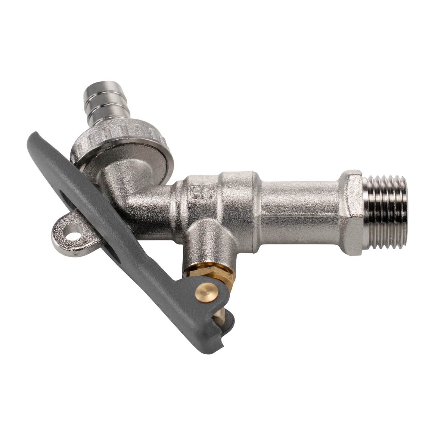 Wall Flange Kit 20mm MDPE – Lever Tap Hose Barb and Lever Lock