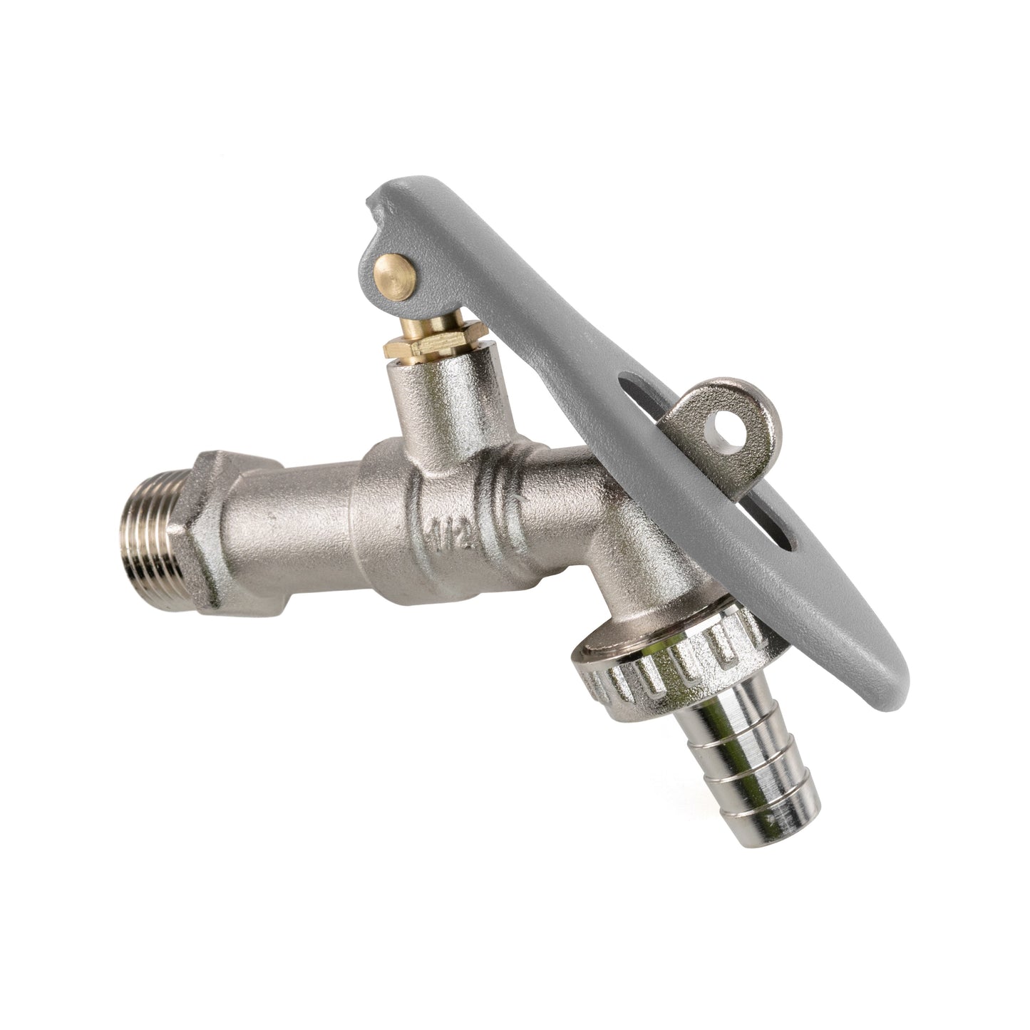 Water Butt Kit 1/2" with Lever Tap Hose Barb and Lever Lock and Drill Bit